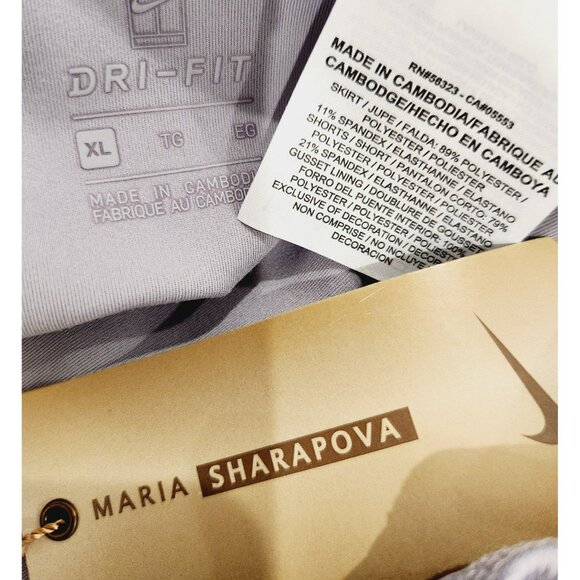 NIKE TENNIS SKIRT MARIA SHARAPOVA / GRAY 933193-011 - Picture 8 of 8